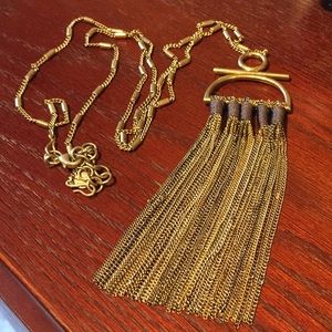 Stella & Dot Genevieve Tassel necklace